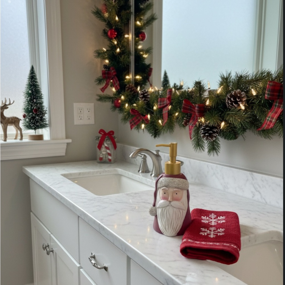Festive Santa Soap Dispenser